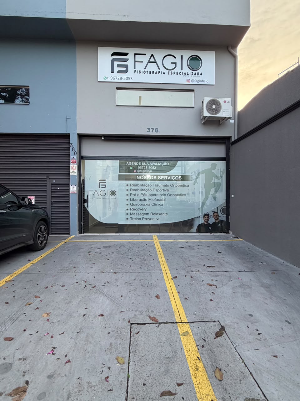 Fachada da clínica FAGIO na Avenida Utinga